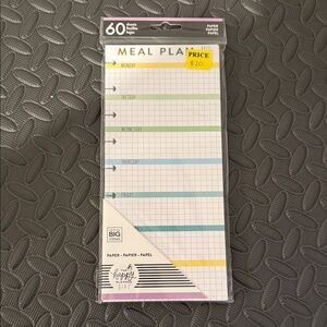 The Happy Planner Colorful Meal Planning Pad